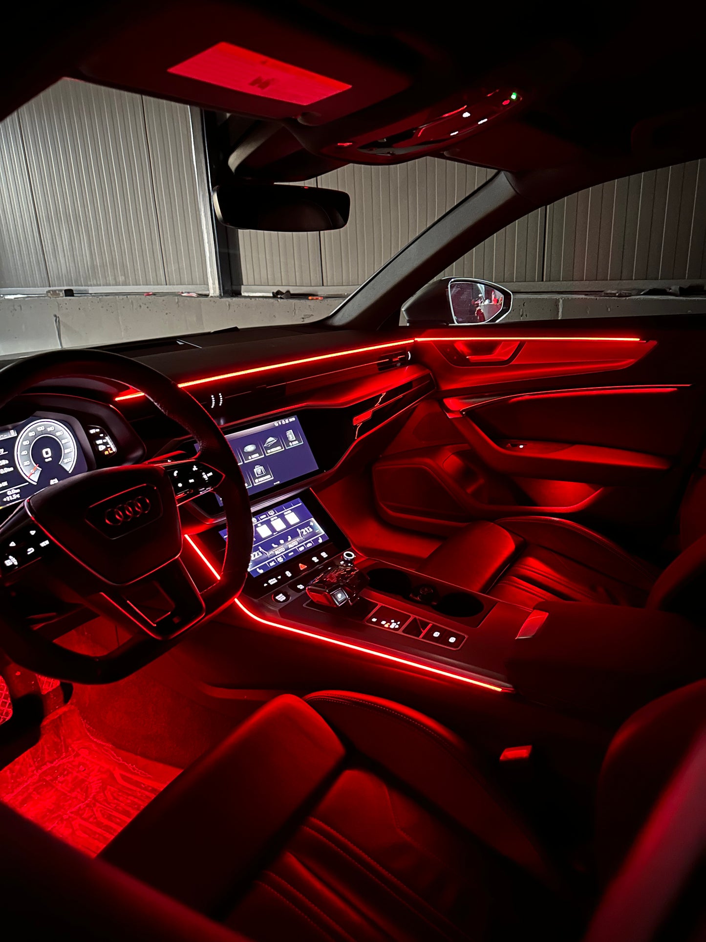 Universal 18-in-1 RGB Acrylic Car Interior Ambient Light Kit (Music Sync, Wireless Remote, 12V)