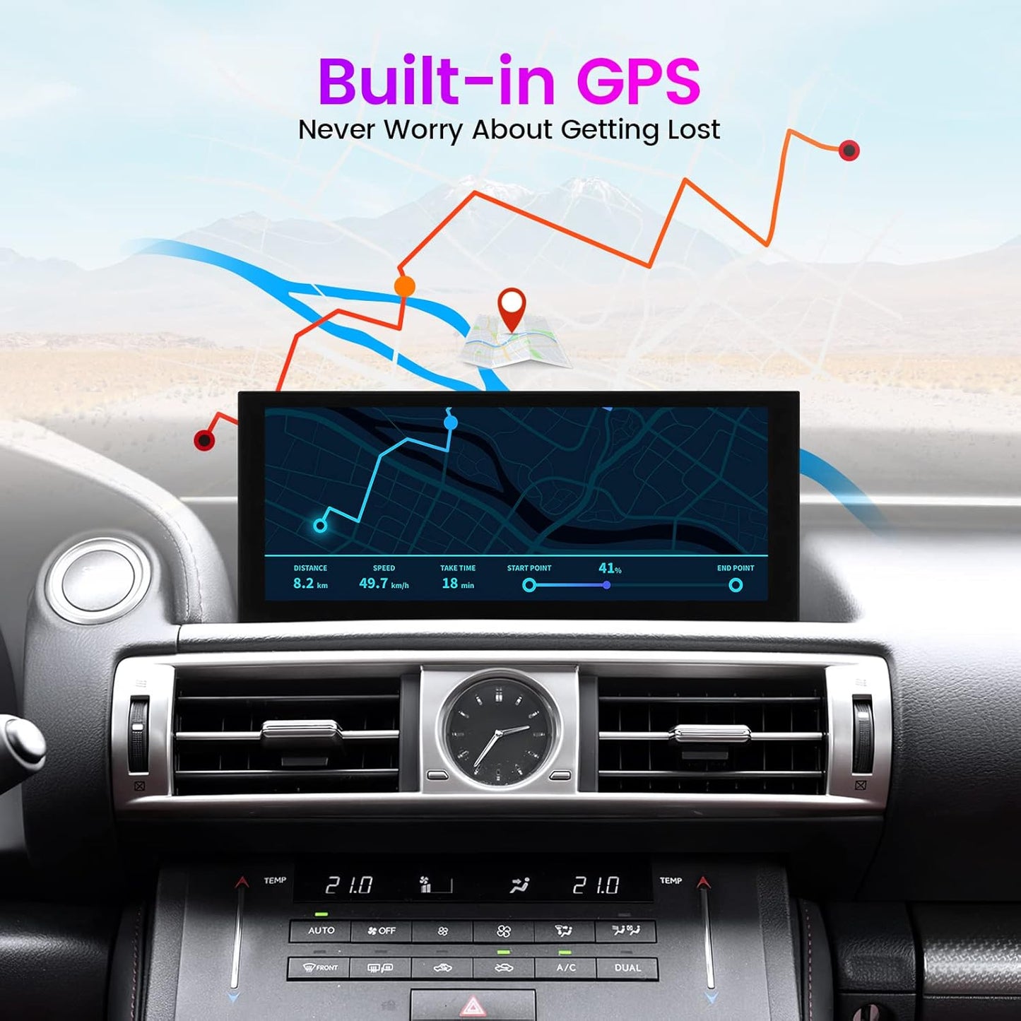 Lexus IS 2013–2019 Android 14 10.2" QLED 8GB+128GB | CarPlay | 4G WiFi 2025
