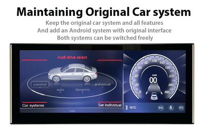Android Widescreen Touch Screen (B8 B8.5) Audi A4 S4 RS4 8.8 inch (Build in screen) (Copy)
