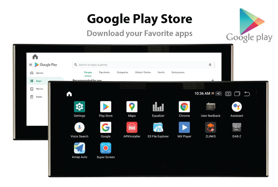 Android 14 12.3" QLED Multimedia System for Audi A6 / A7 C7 (2011–2018)