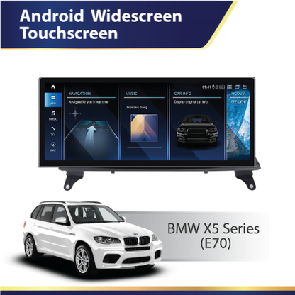 BMW X6 E70 12,3' ANDROID 14 SCREEN  SNAPDRAGON S680