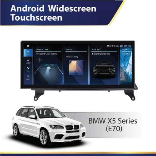 BMW X6 E70 12,3' ANDROID 14 SCREEN  SNAPDRAGON S680