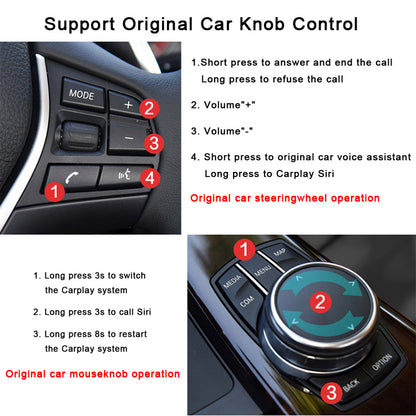 BMW Wireless CarPlay & Android Auto Module for CIC / NBT – Plug & Play Upgrade