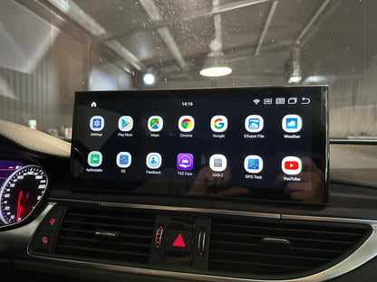 Android 14 12.3" QLED Multimedia System for Audi A6 / A7 C7 (2011–2018)