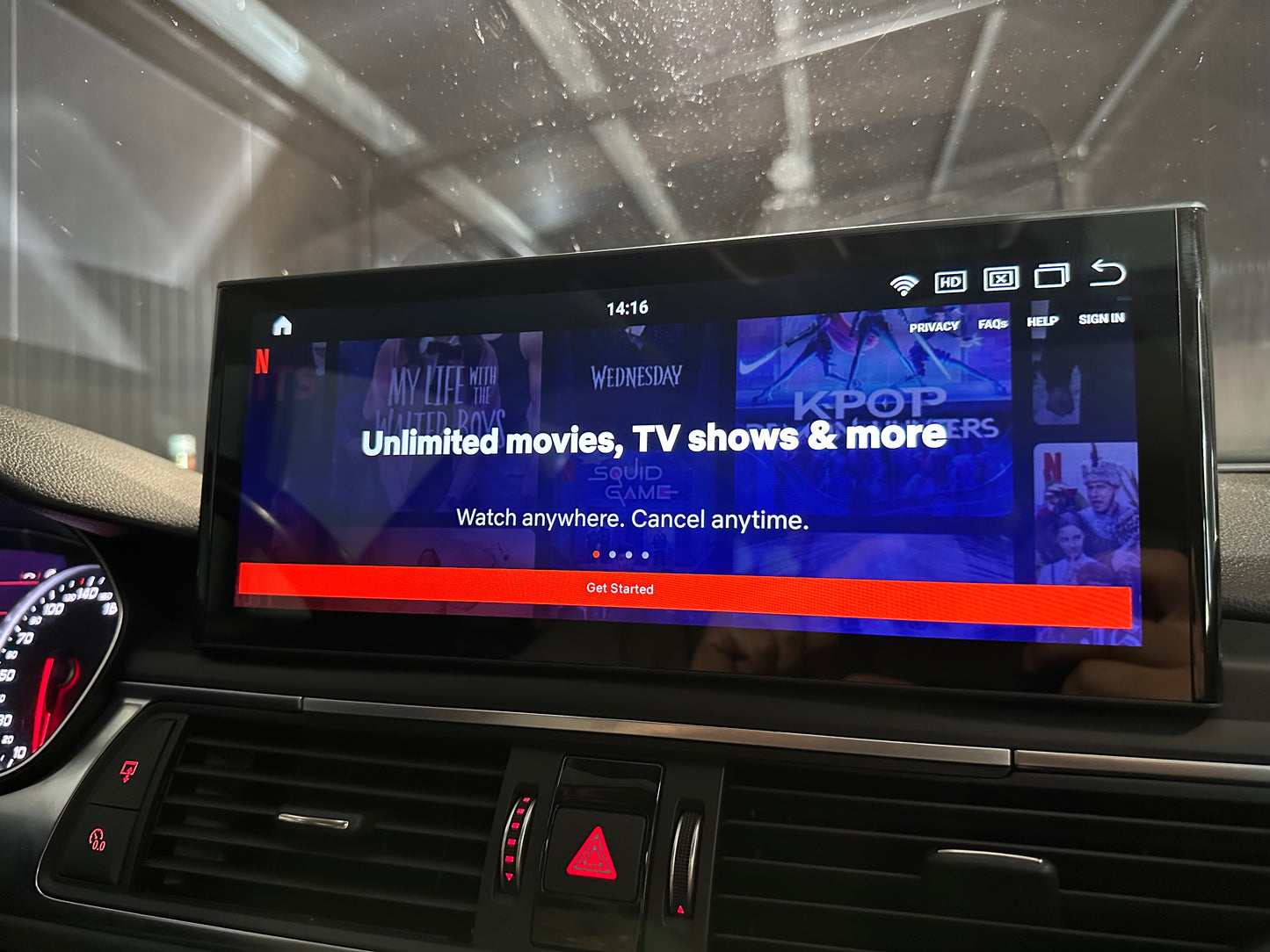 Android 14 12.3" QLED Multimedia System for Audi A6 / A7 C7 (2011–2018)
