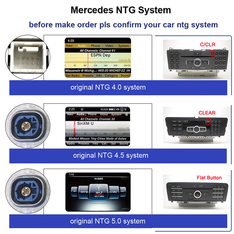 Android 14 9.8" QLED Multimedia System for Mercedes-Benz ML / GLE W166 (2011–2018)