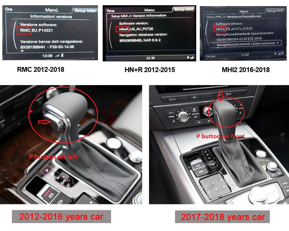 Android 14 12.3" QLED Multimedia System for Audi A6 / A7 C7 (2011–2018)