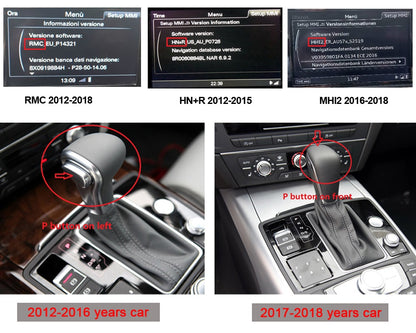 Android 14 12.3" QLED Multimedia System for Audi A6 / A7 C7 (2011–2018)