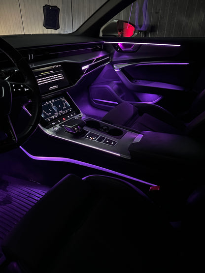 For Audi Q3 Q5 Q8 A6 A7 C8 A8 D5 Symphony Door Dashboard Ambient Light LED Atmosphere Lamp