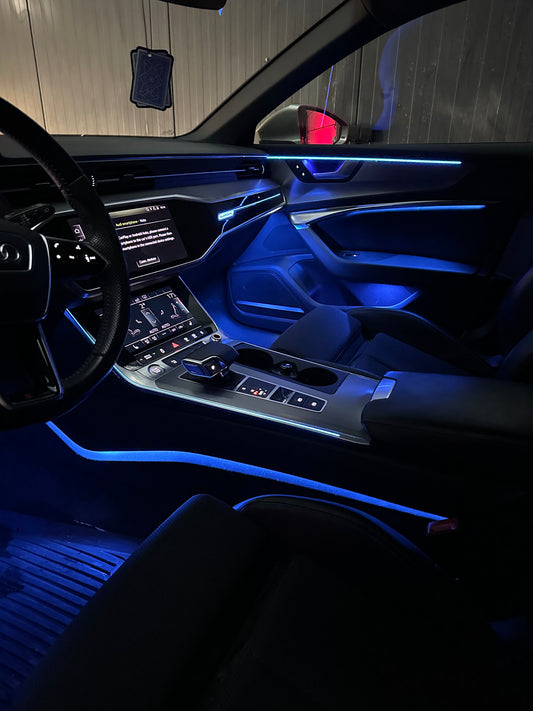 For Audi Q3 Q5 Q8 A6 A7 C8 A8 D5 Symphony Door Dashboard Ambient Light LED Atmosphere Lamp